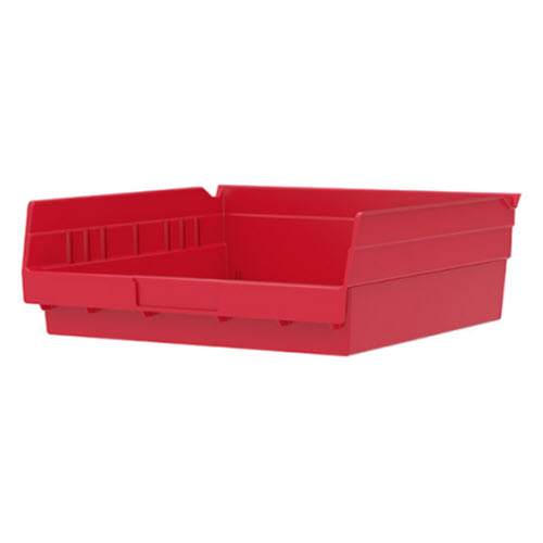 Akro Shelf Bin w/HangLock, 11-5/8"L x 11-1/8"W x 4"H