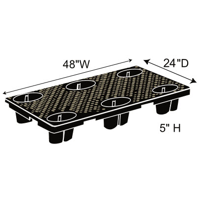 Nesting Display Half Pallets