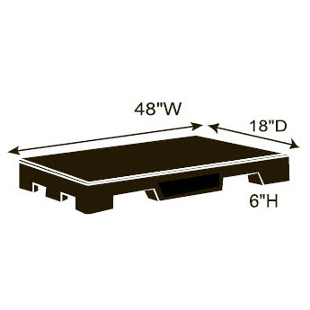 Display Base 48" x 18"