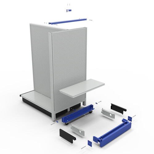 Mobile Wall End Display Kit