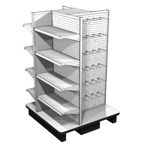 Lozier 4-Way Displayer with Pallet Base